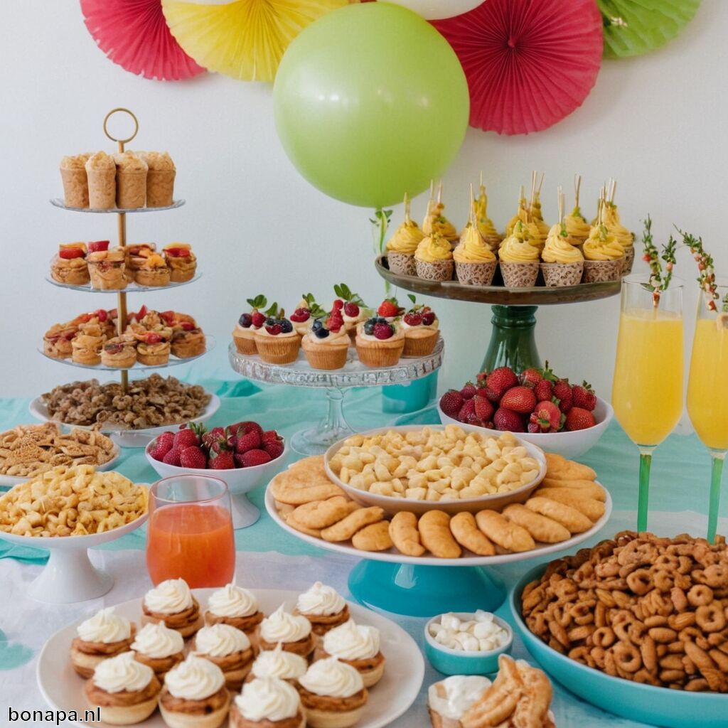 16 babyshowerhapjes en -drankjes voor een geslaagd feestje