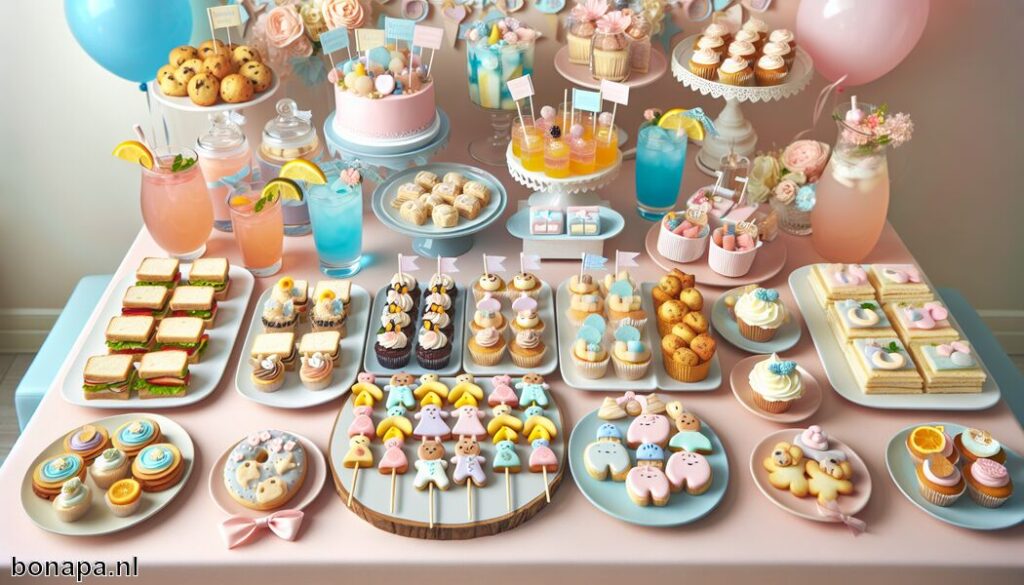 16 babyshowerhapjes en -drankjes voor een geslaagd feestje